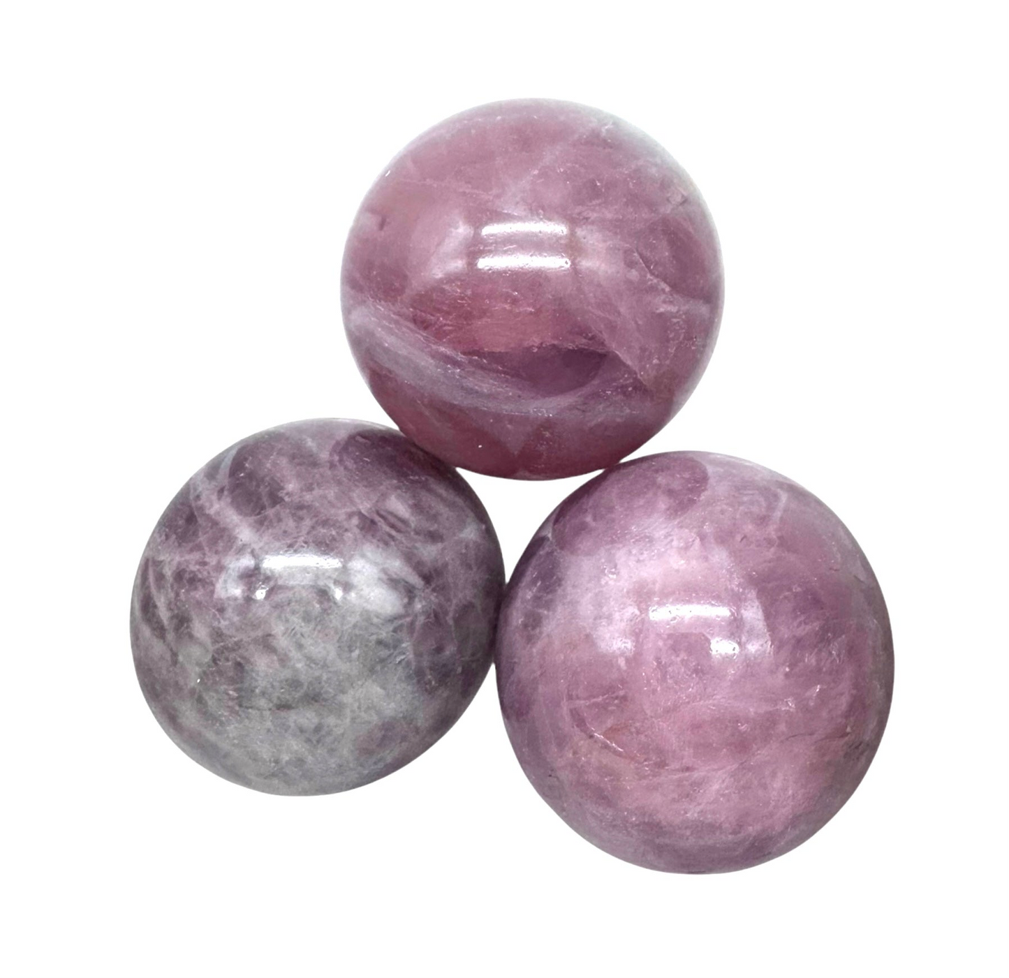 Lavender Rose Quartz Sphere