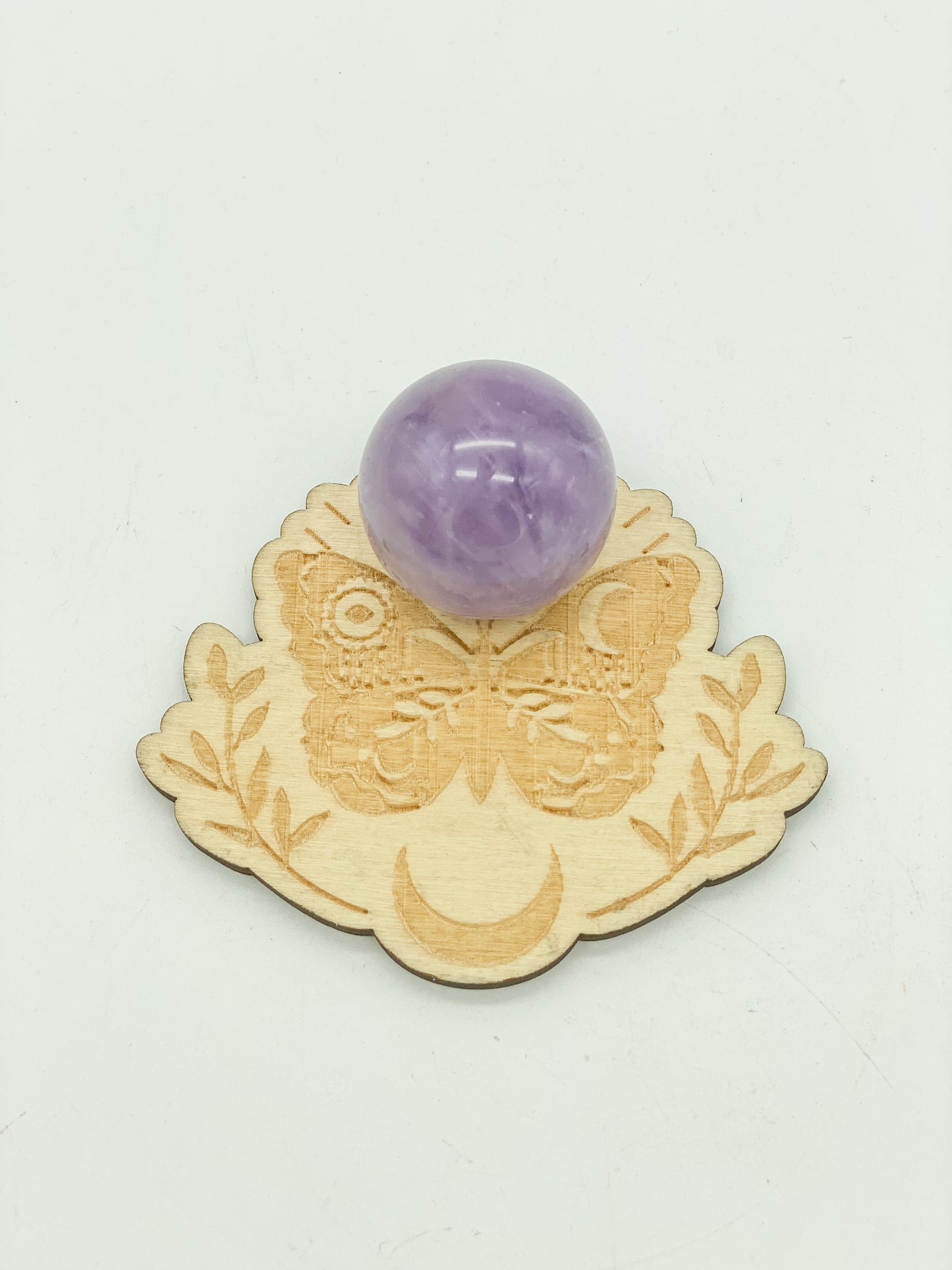 Wooden Sphere Holders (Natural Color)