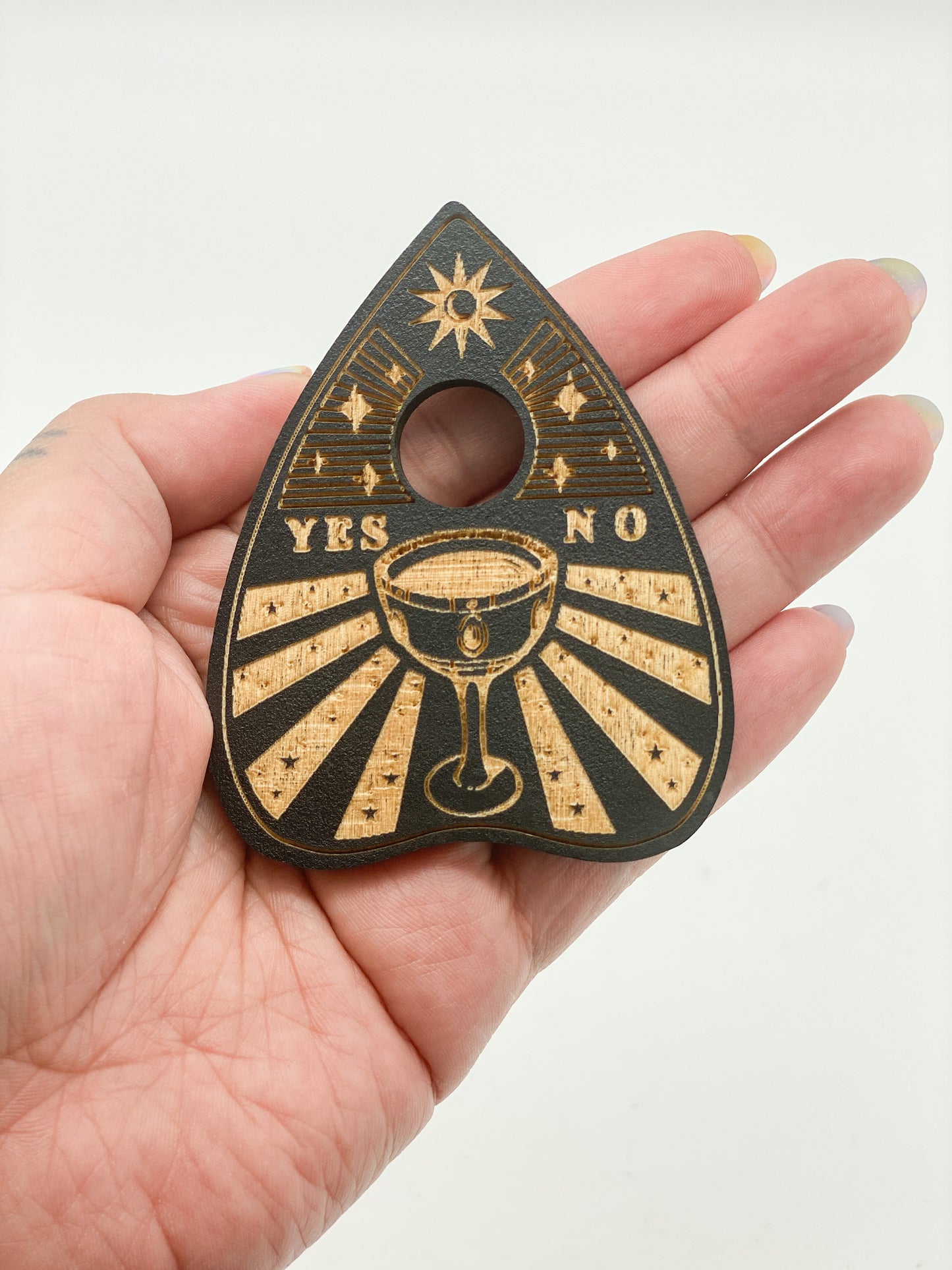 Wooden Sphere Holders (Black)