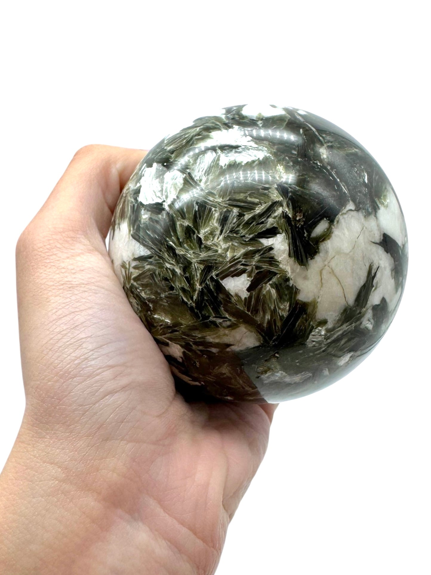Green Mica Sphere