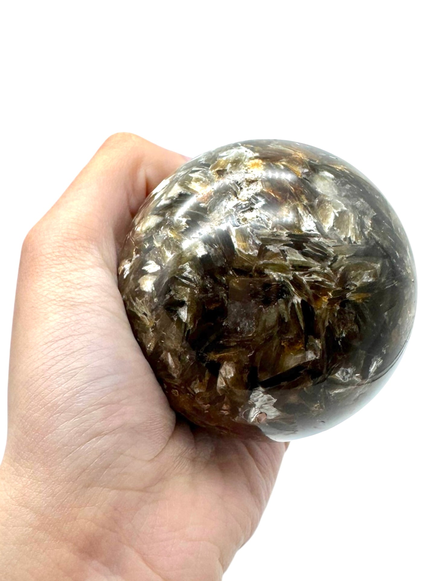 Green Mica Sphere