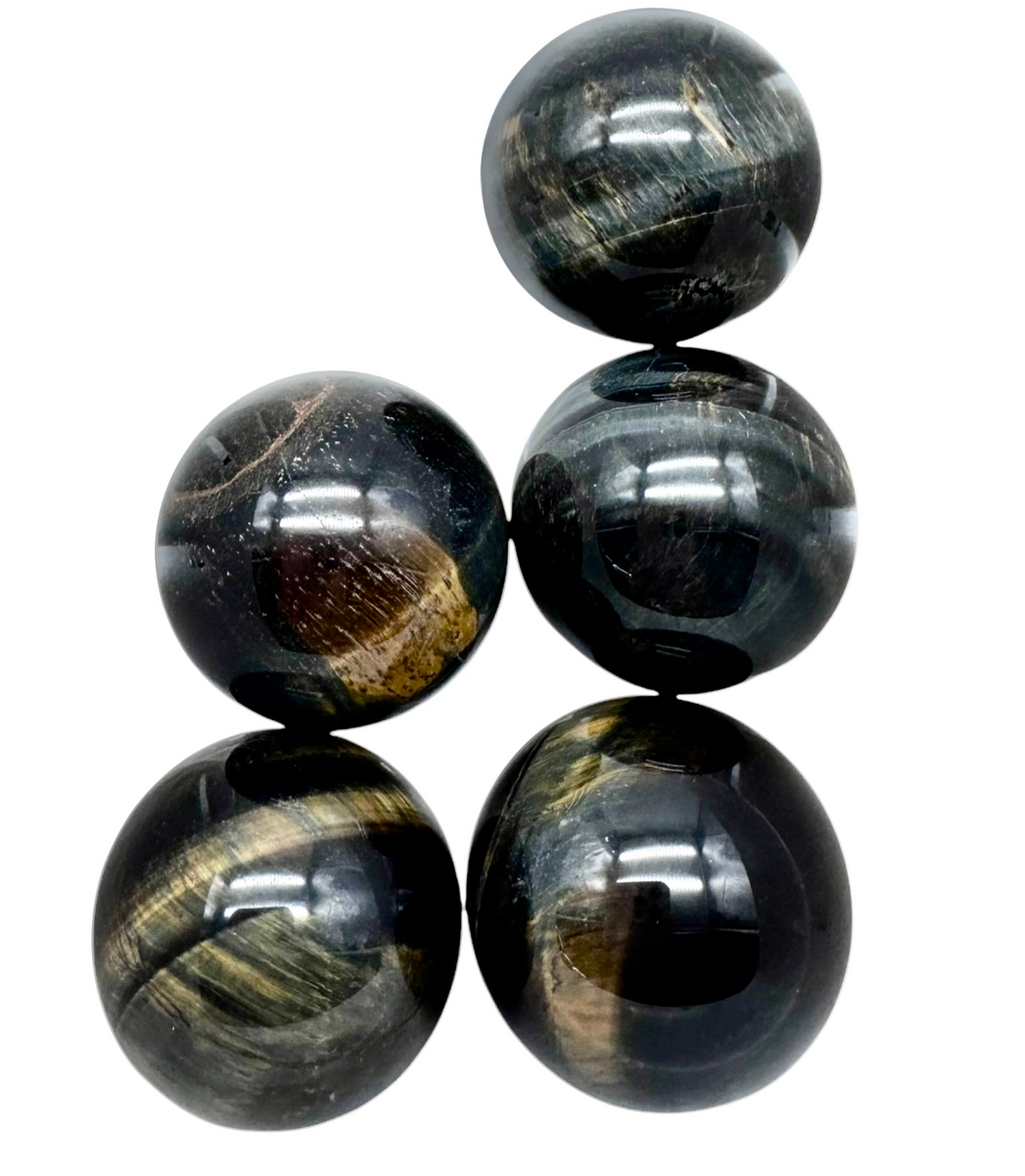 Blue & Yellow Tigers Eye Sphere