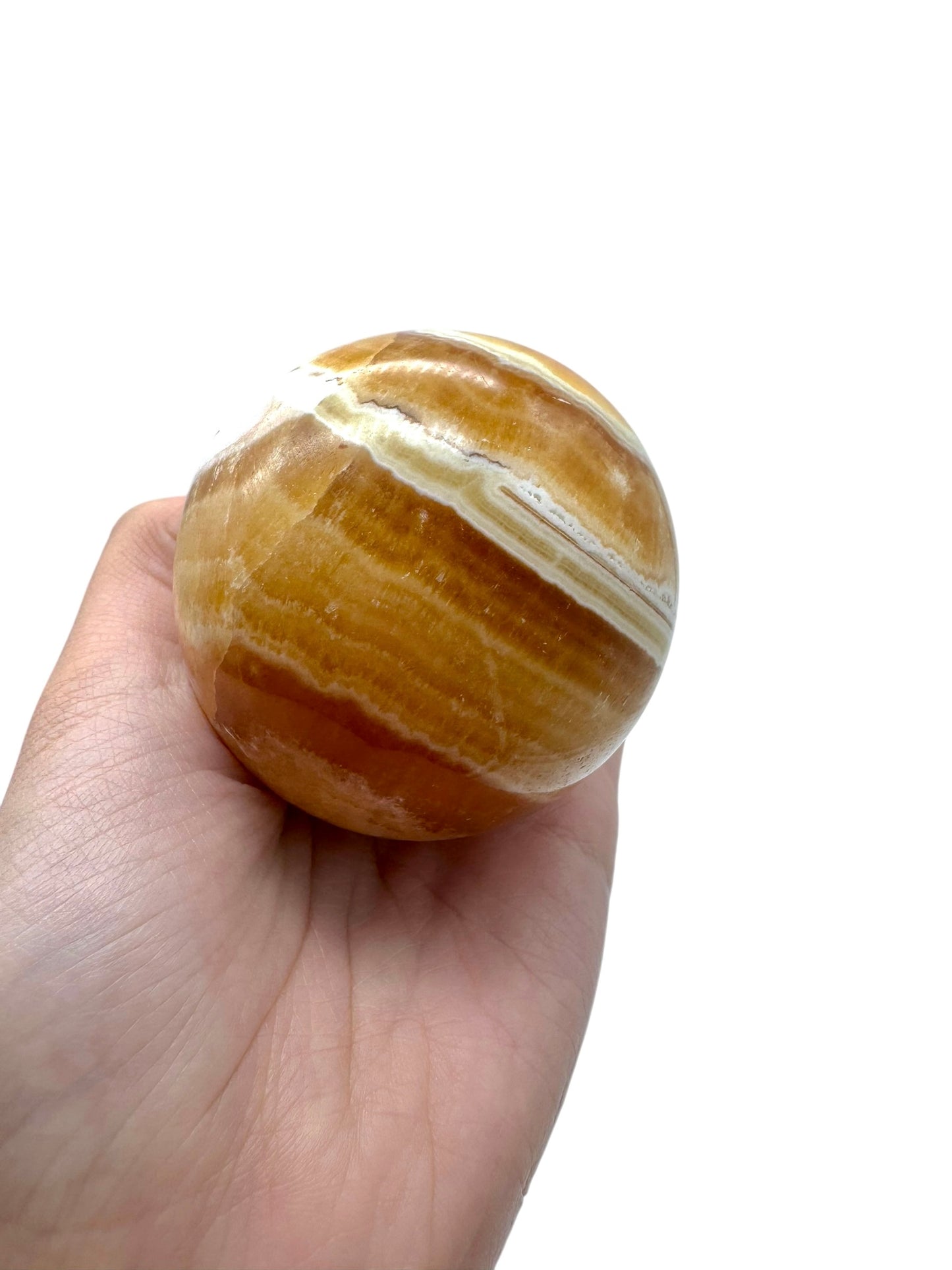Orange Calcite Sphere