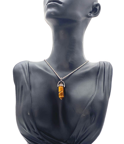 Yellow Tigers Eye Necklace