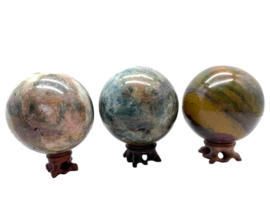 Ocean Jasper Sphere