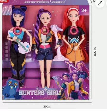 K-Pop Demon Hunters Singing Doll Set – Complete 3-Pack and Singles (Rumi, Mira, & Zoey)
