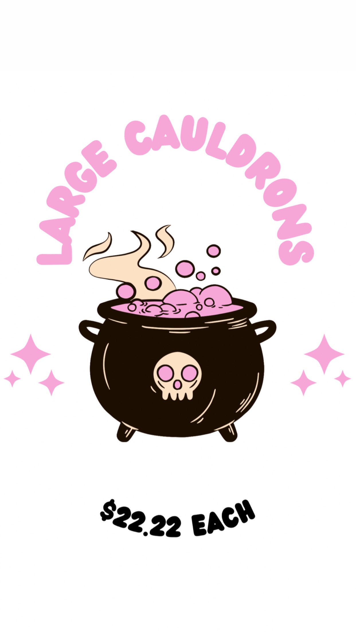 Large Cauldrons 🧙🏼‍♀️