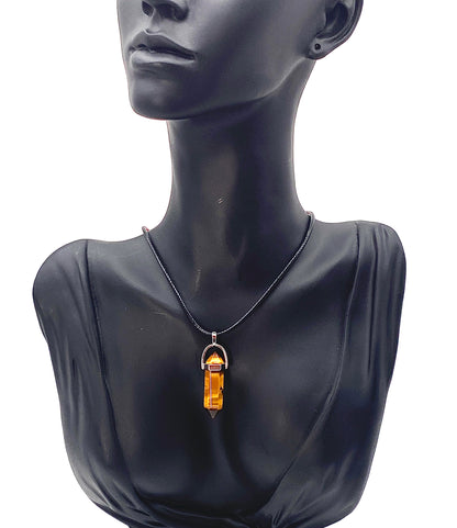 Yellow Tigers Eye Necklace