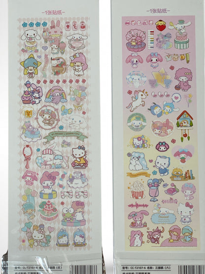 Kawaii Laser Sticker Set