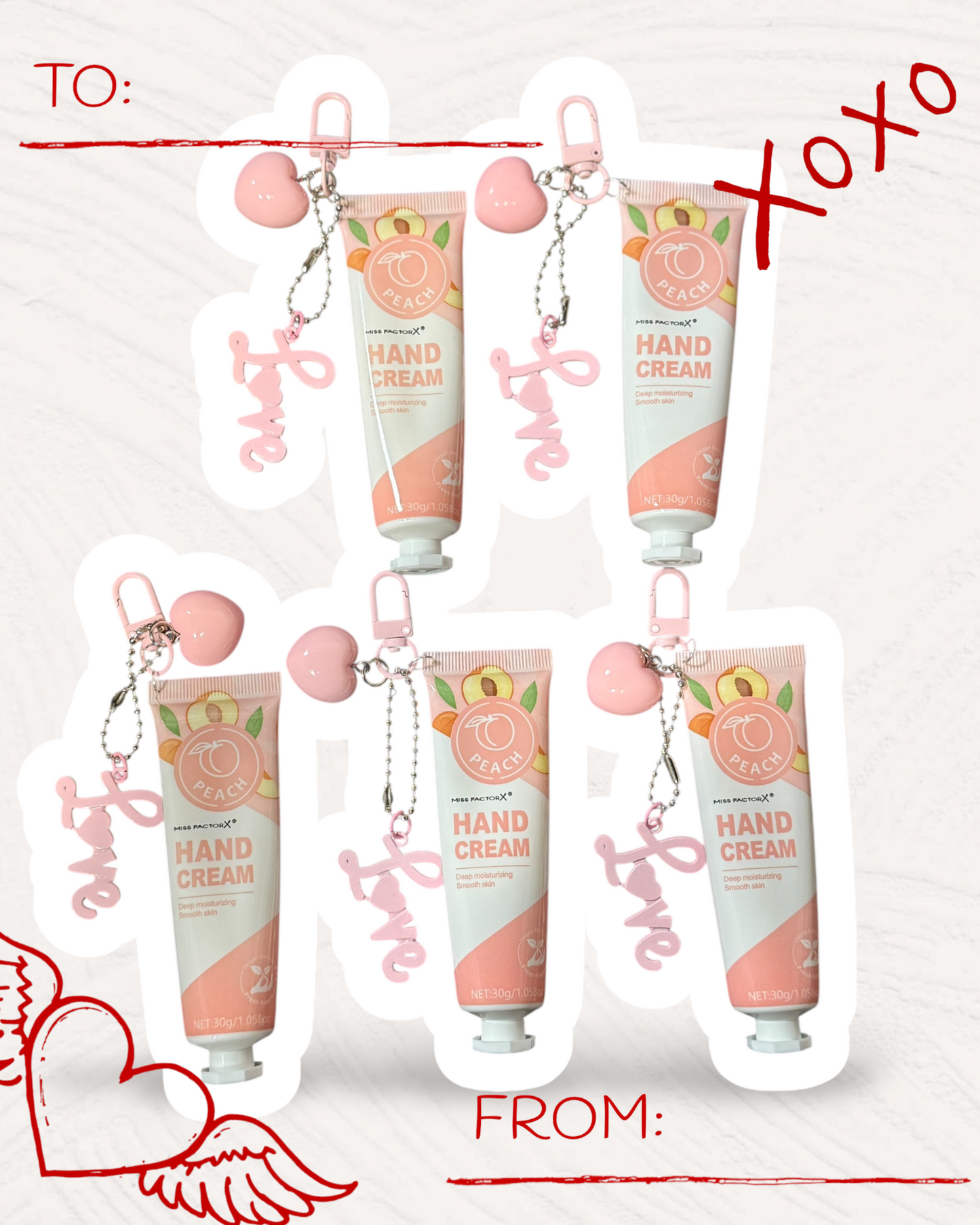 Kawaii Hand Cream Keychain with Handmade Charm | Chic Moisturizing Bag Accessory 🧴