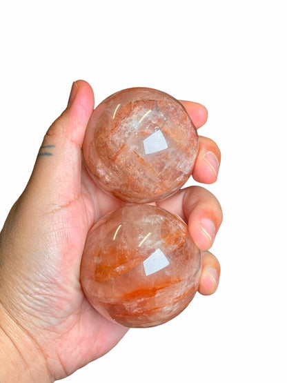 Fire Quartz Sphere