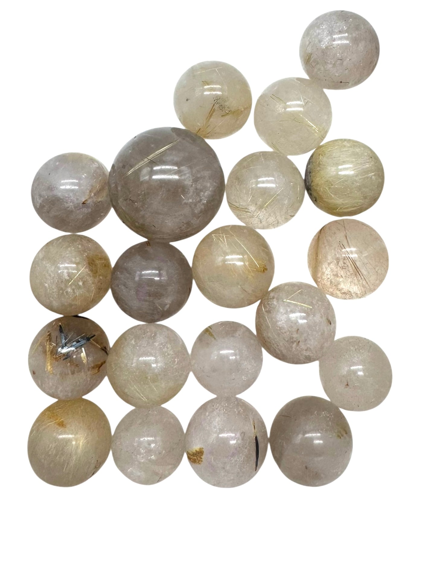 Golden Rutile Sphere