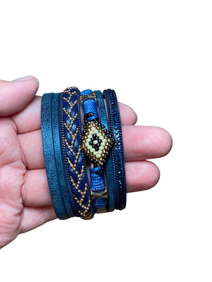 Handmade Beaded Cuff Bracelet