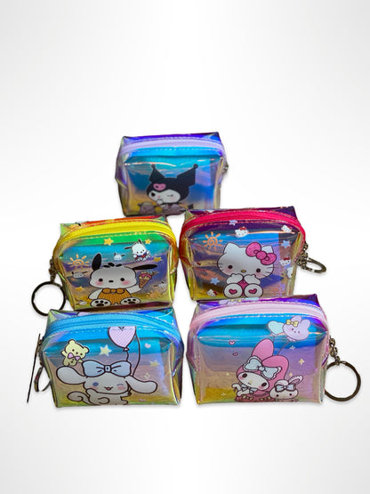 Multicolored Sanrio Keychain Purse