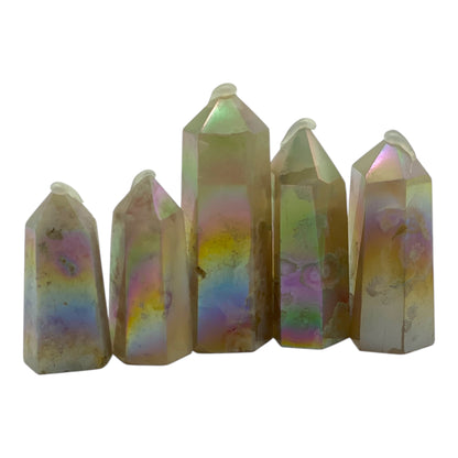 Aura Flower Agate Tower