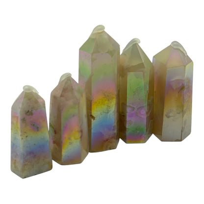 Aura Flower Agate Tower