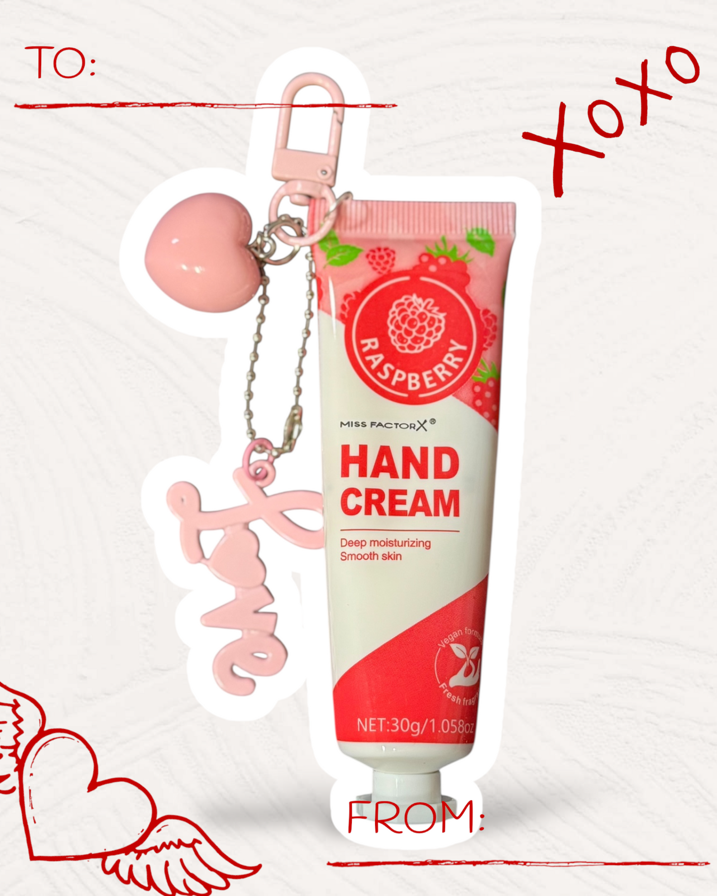 Kawaii Hand Cream Keychain with Handmade Charm | Chic Moisturizing Bag Accessory 🧴
