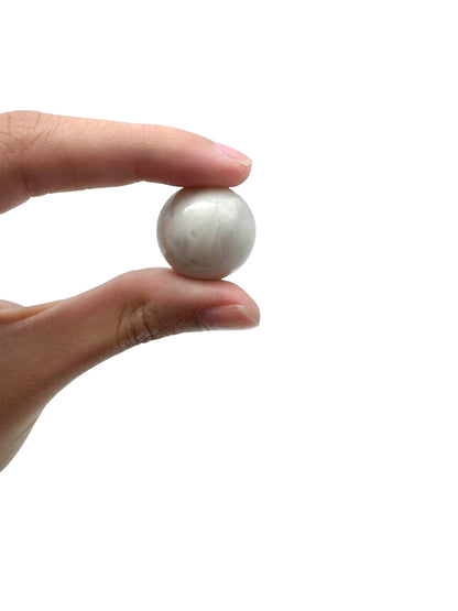 White Agate Sphere