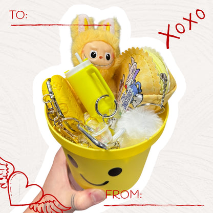 Color-Themed Kawaii Gift Set in Smiley Cup – Curated Charm Bundle (6 Colors Available)