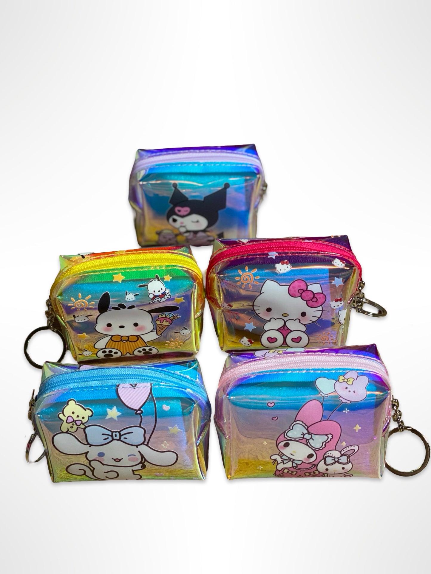 Multicolored Sanrio Keychain Purse