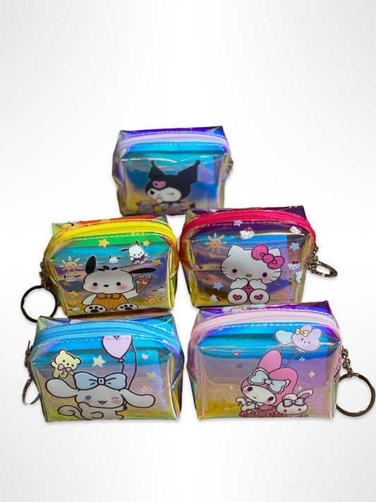 Multicolored Sanrio Keychain Purse