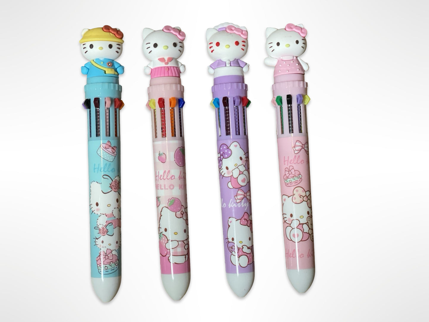 10-in-1 Multicolor Hello Kitty Pens