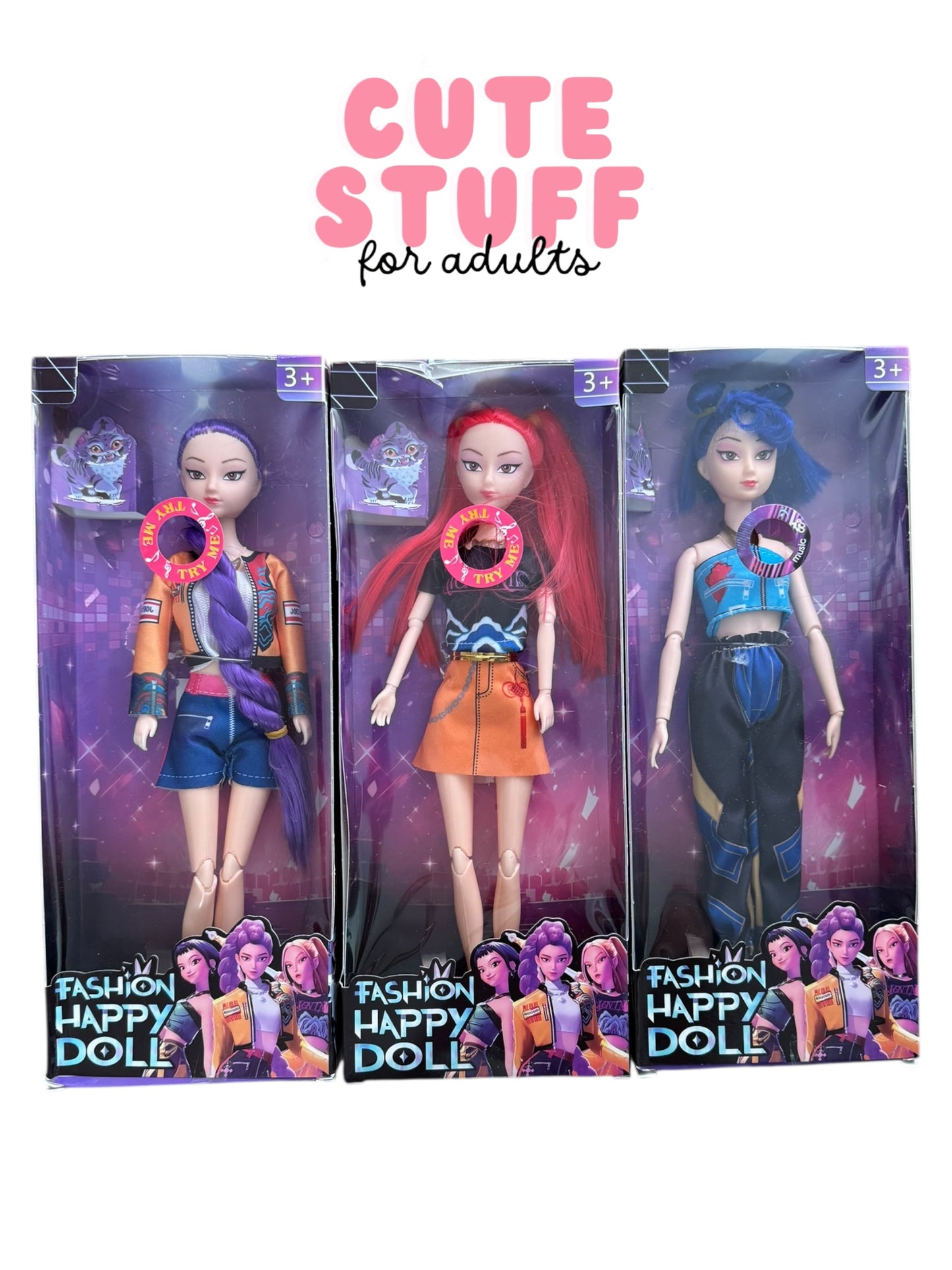 K-Pop Demon Hunters Singing Doll Set – Complete 3-Pack and Singles (Rumi, Mira, & Zoey)