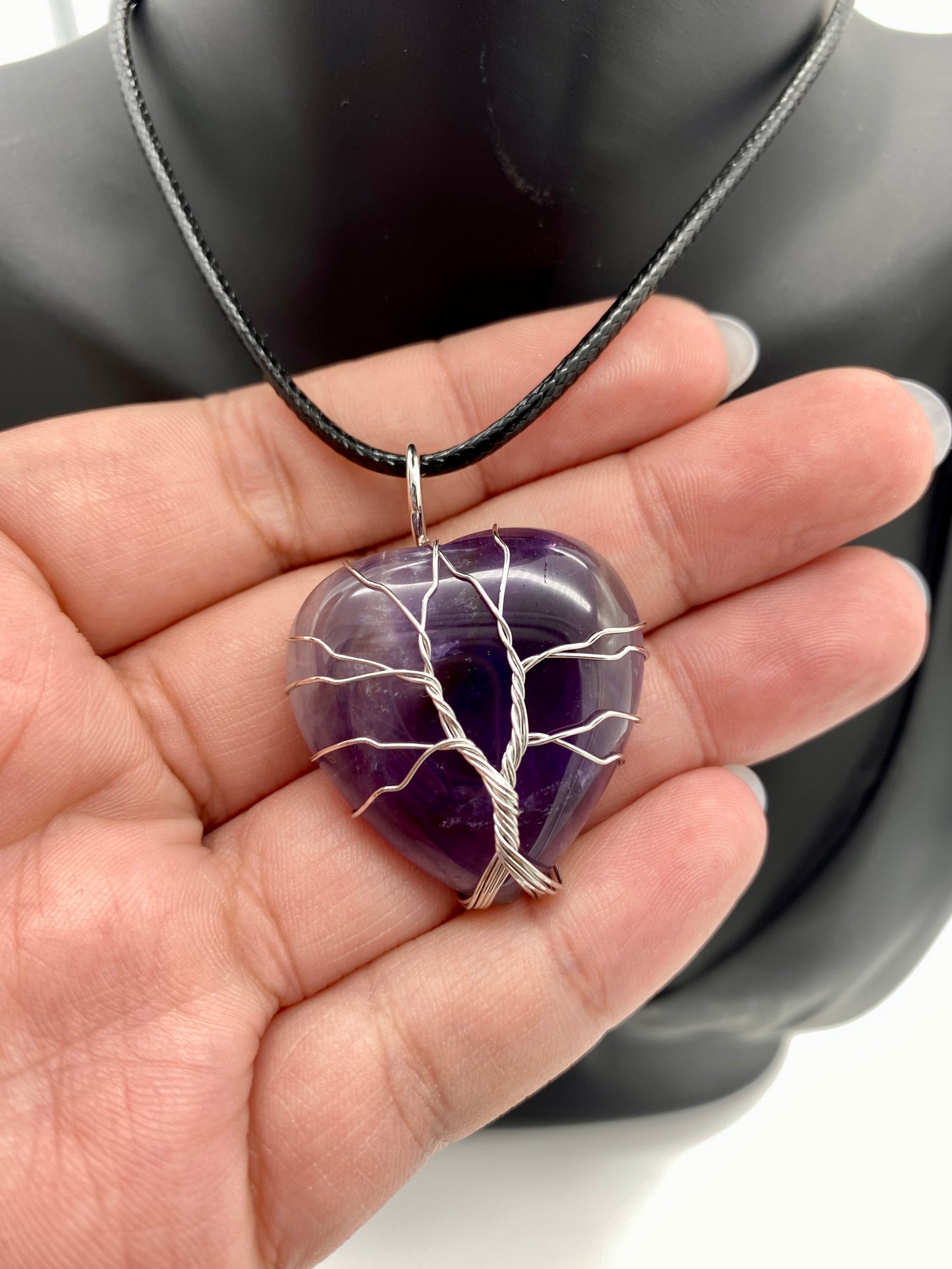 Tree of Life Heart Pendants