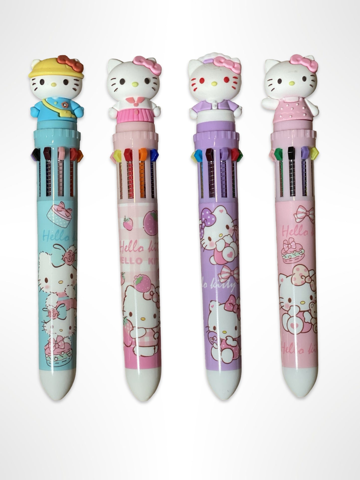 10-in-1 Multicolor Hello Kitty Pens