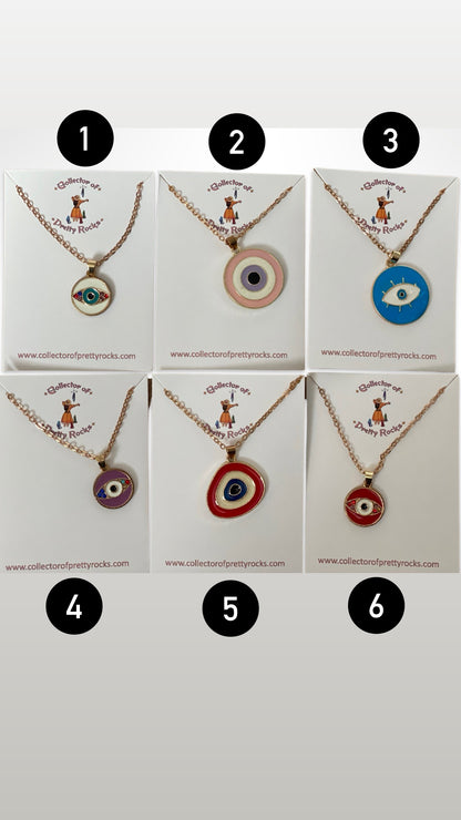 Evil Eye Necklace Set 1