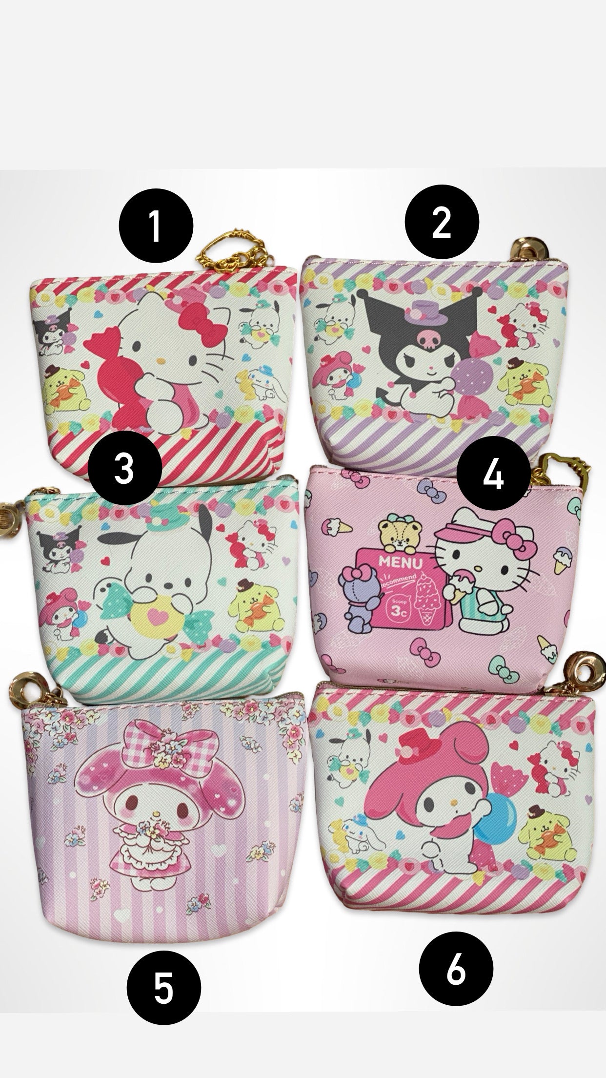 Sanrio Friends Colorful Purse