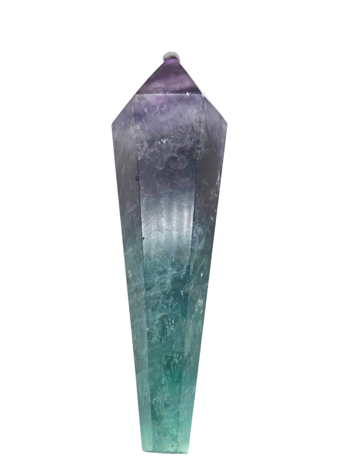 Purple and Green Fluorite Wand