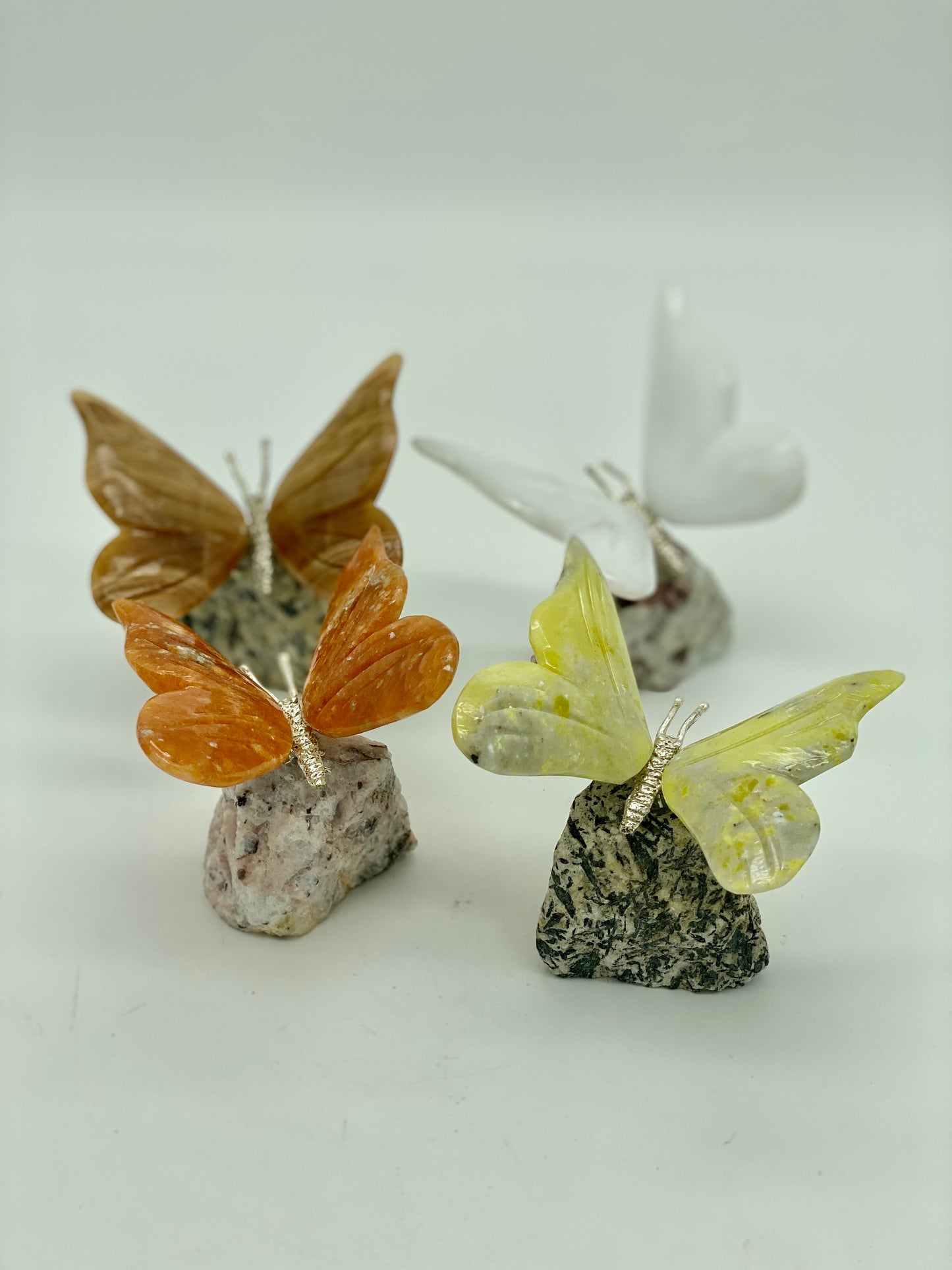 Butterflies in Raw Crystal Base 🦋