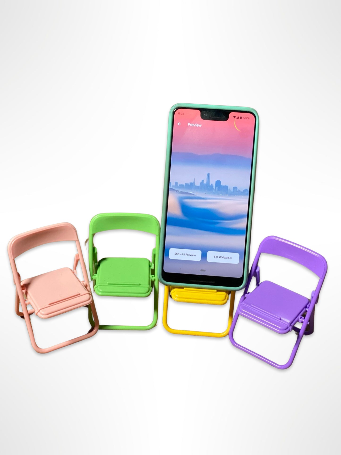 Foldable Chair Phone Holder 🪑