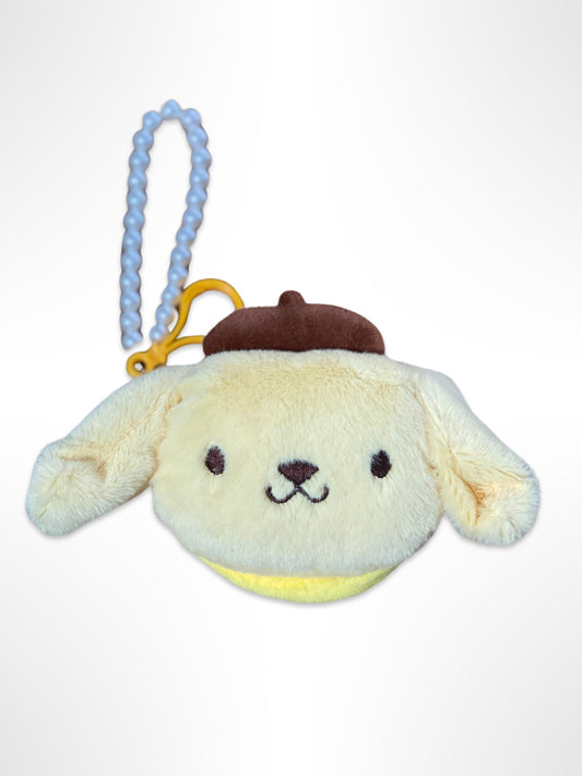 Pompompurin Plushie Keychain