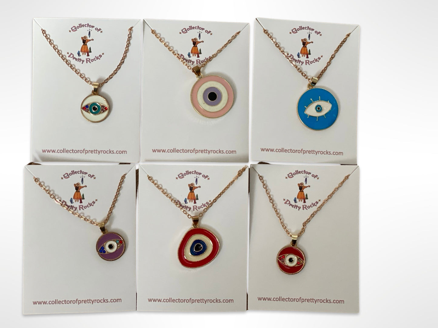 Evil Eye Necklace Set 1