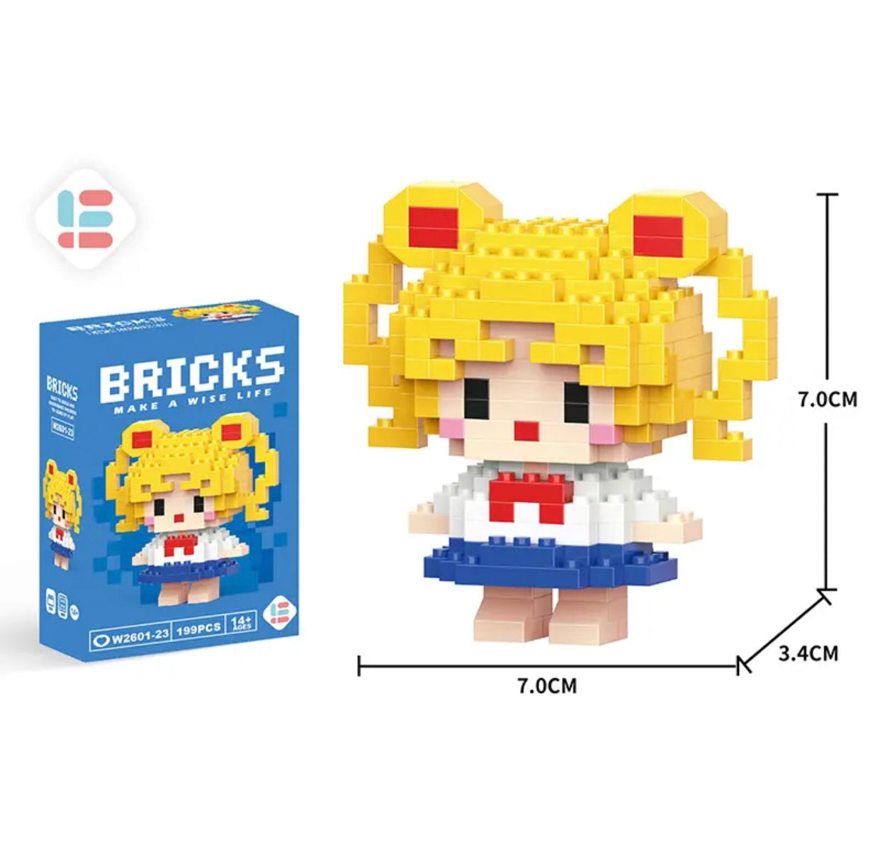 Disney & Animé Bricks - Micro Building Blocks Set