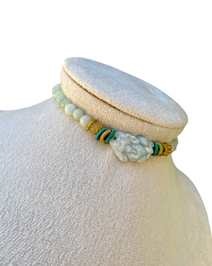 Green Jade PiXiu Dragon Bracelet