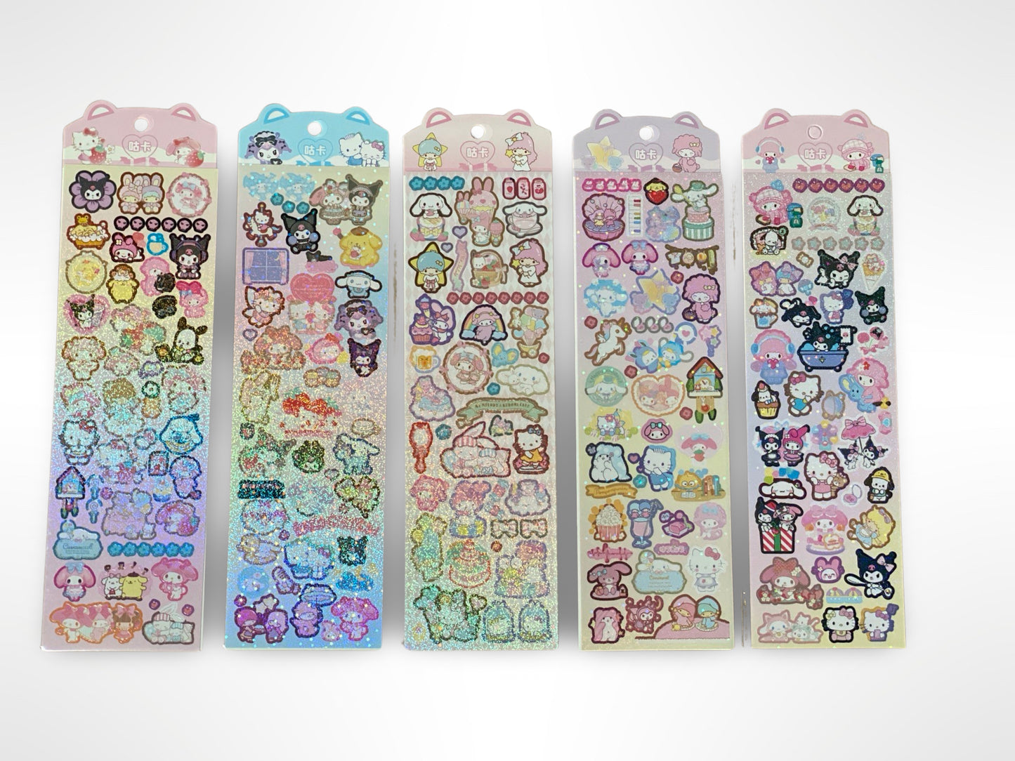 Kawaii Laser Sticker Set