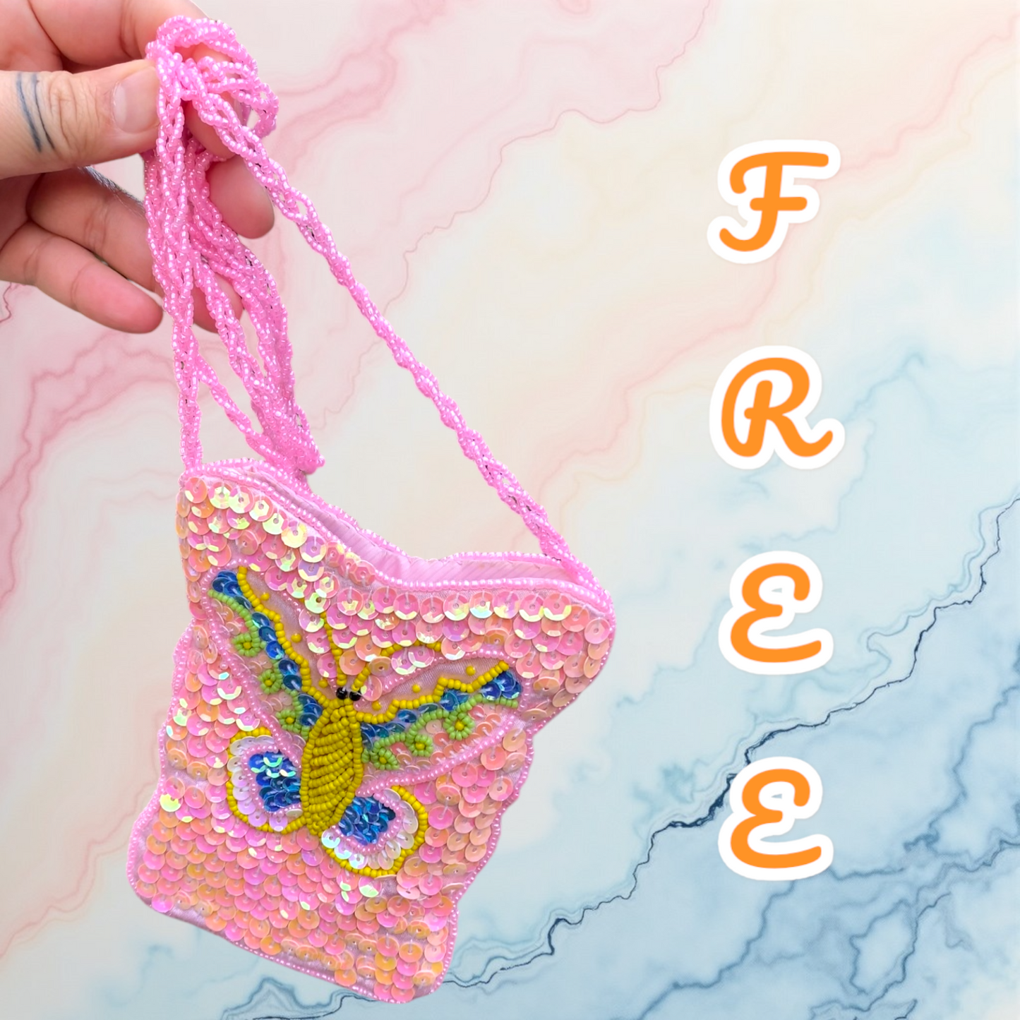 Handmade Beaded Body Bag Purse – FREE with Any Purchase