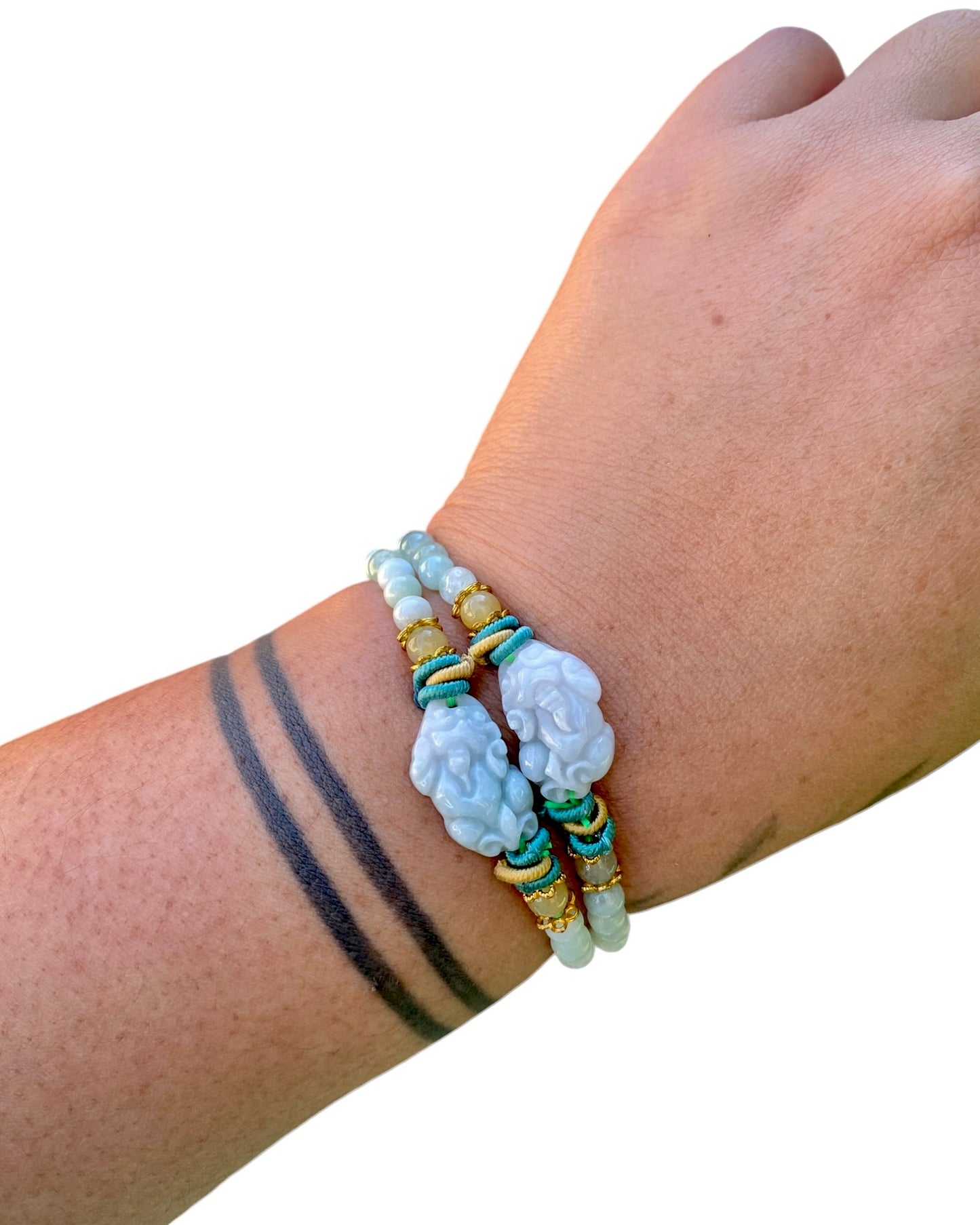 Green Jade PiXiu Dragon Bracelet