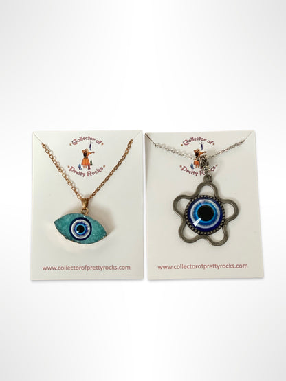 Evil Eye Necklace Set 3