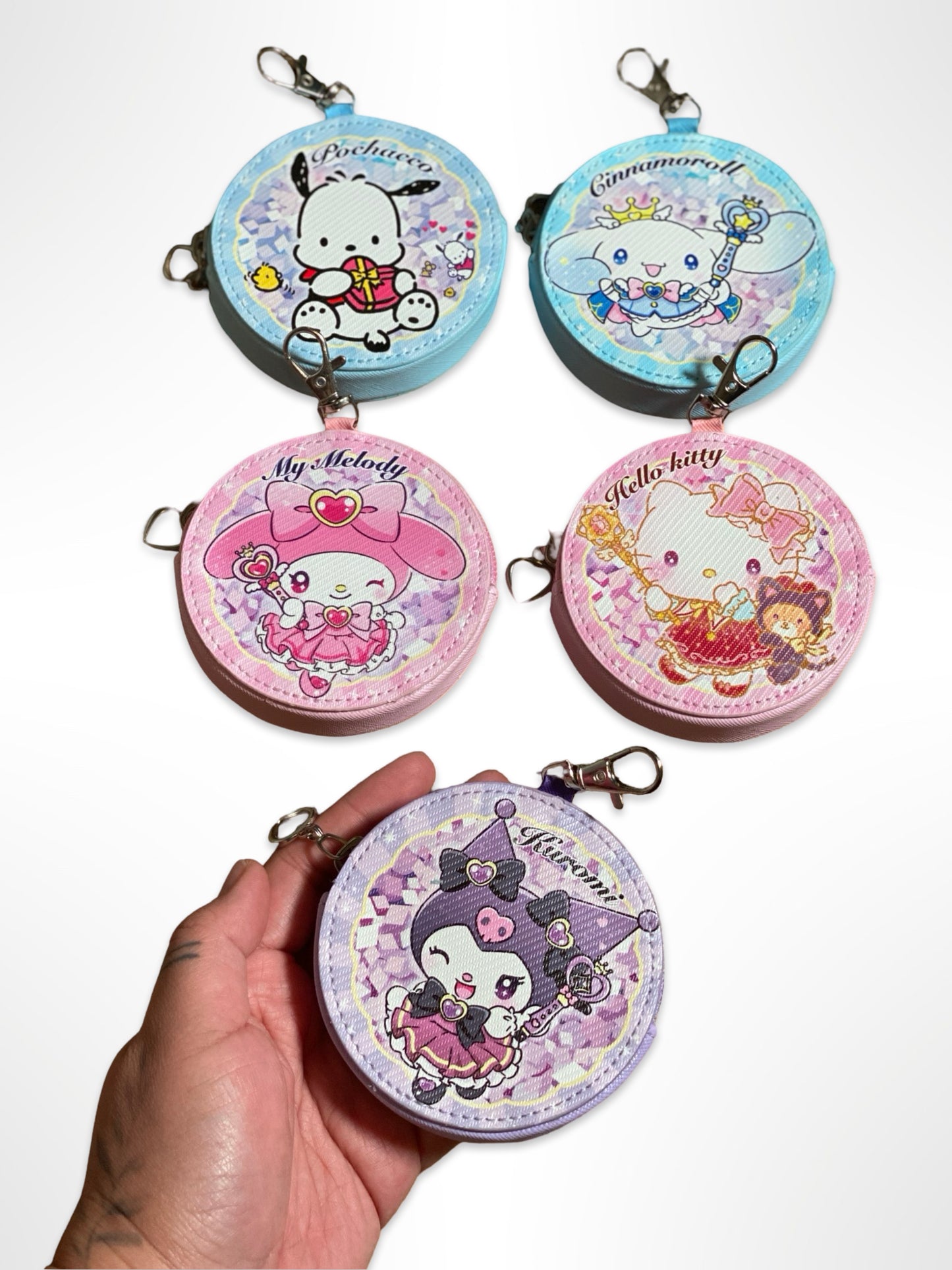 Sanrio Round Keychain Purse