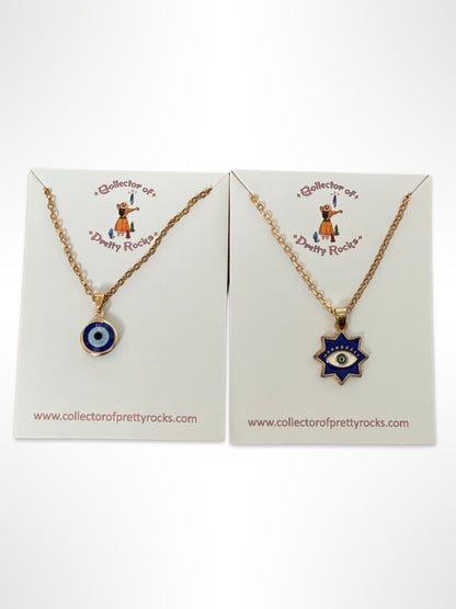 Evil Eye Necklace Set 2