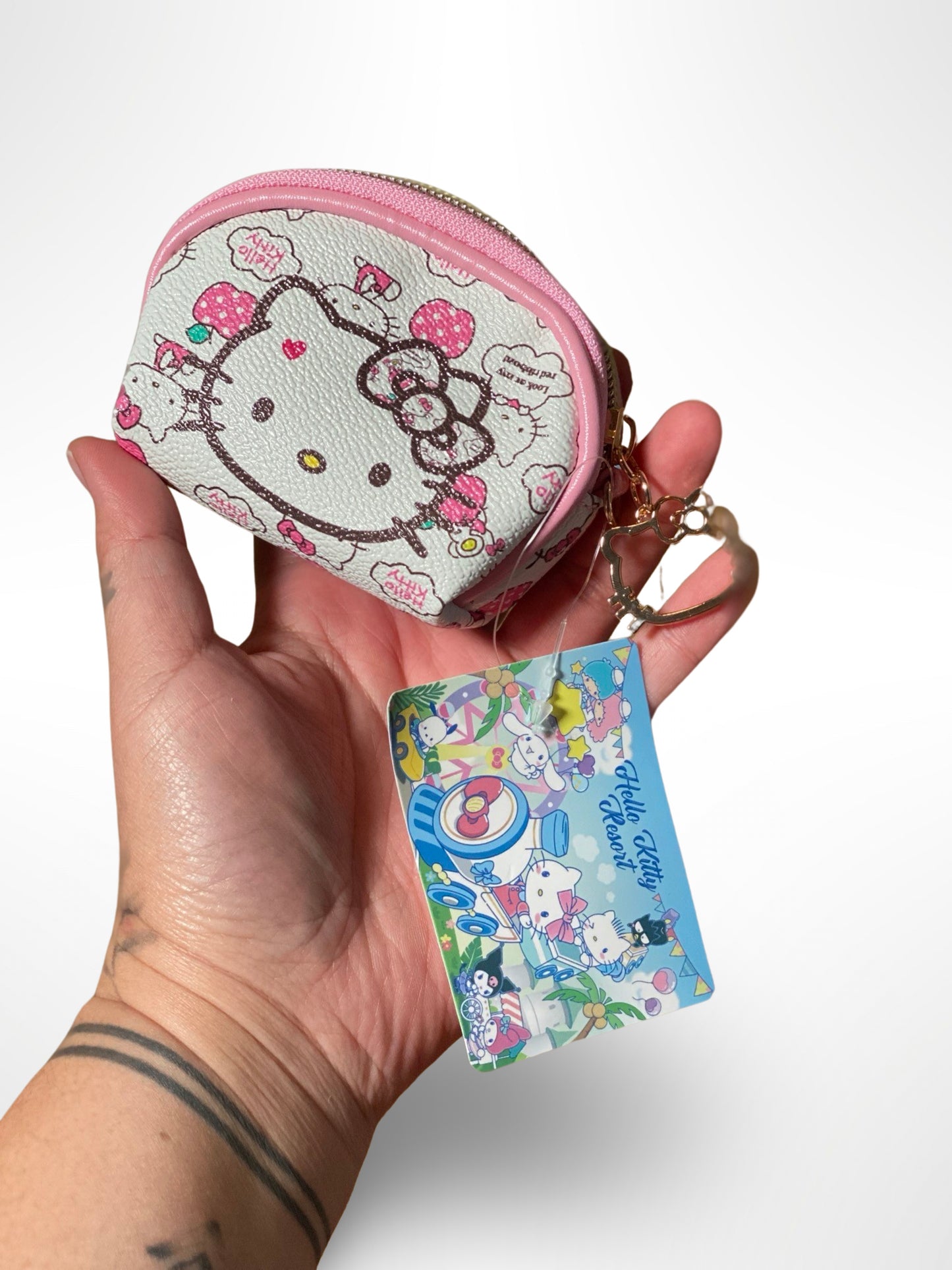 Kitty Cat Mini Purse with detailed zipper