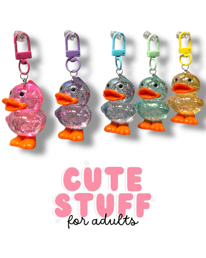 Cute Duck Keychain – Kawaii Bag Charm Accessory