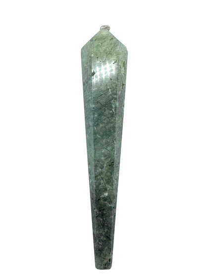 Prehnite with Epidote Wand