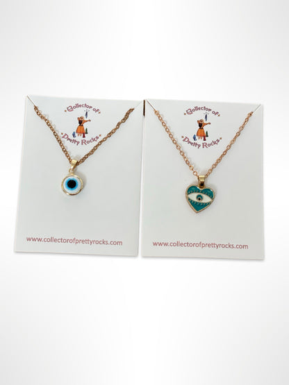 Evil Eye Necklace Set 2