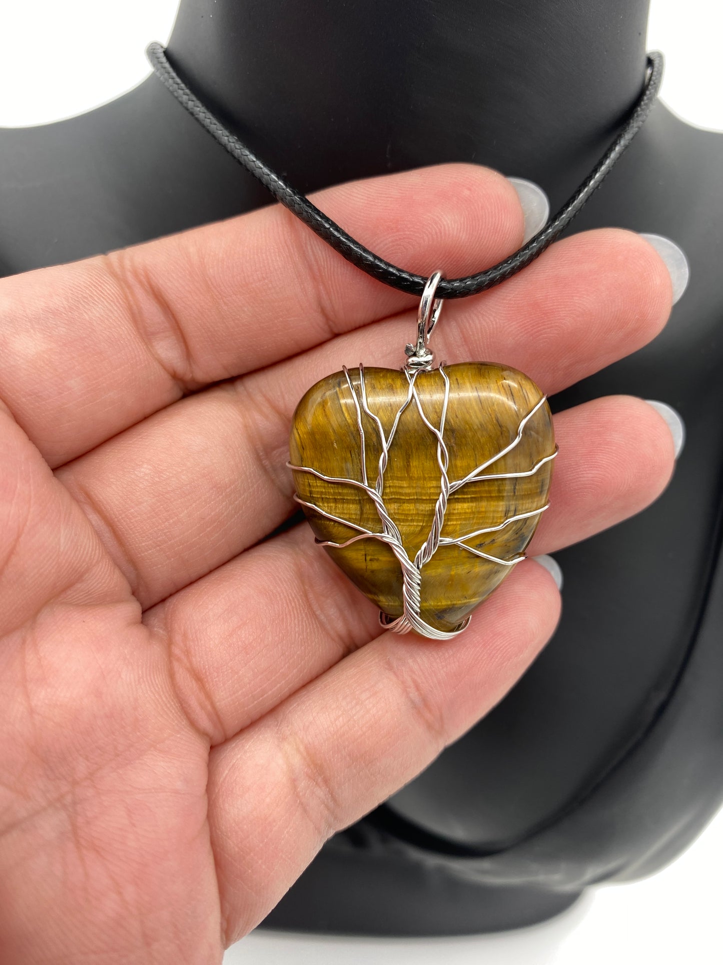 Tree of Life Heart Pendants