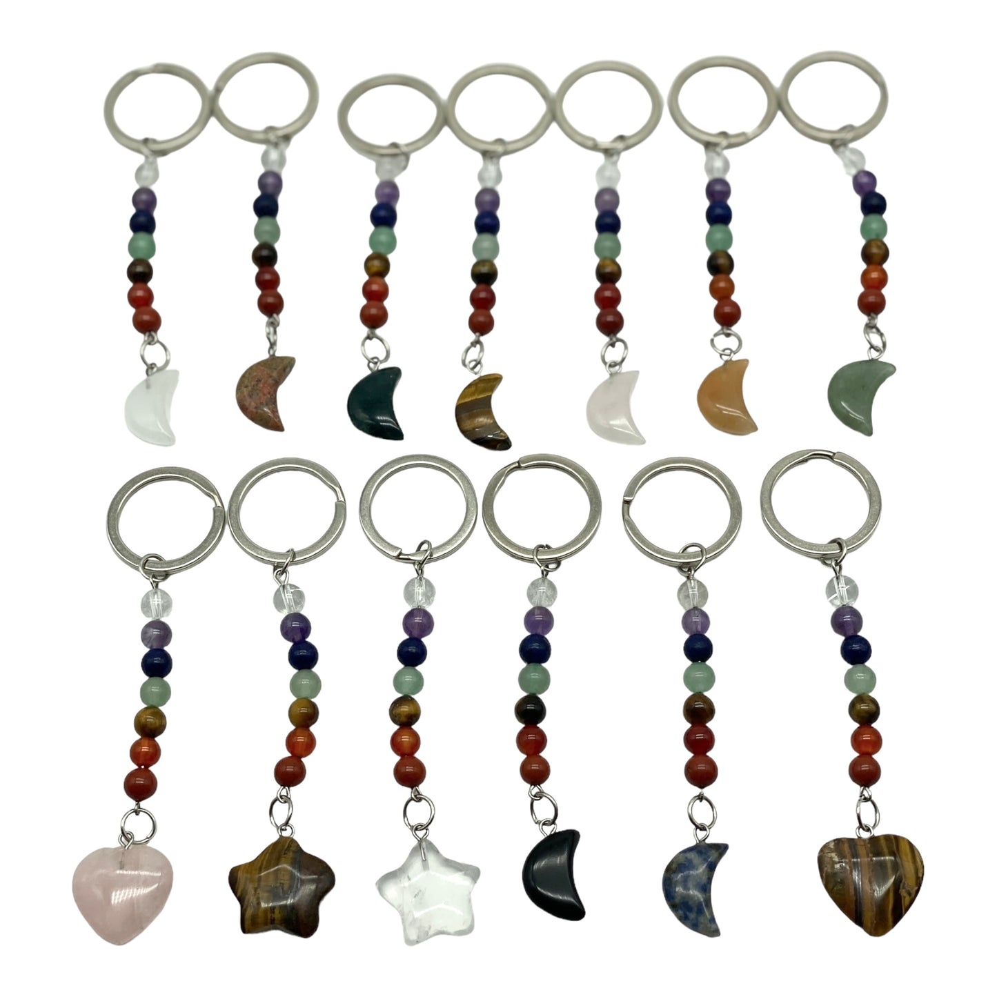 7 Chakra Keychain